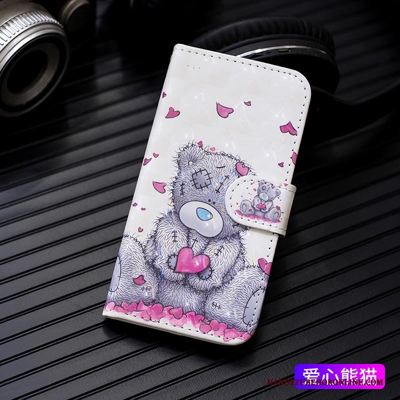 iPhone 11 All Inclusive Leren Etui Roze Folio Geschilderd Hoesje Telefoon