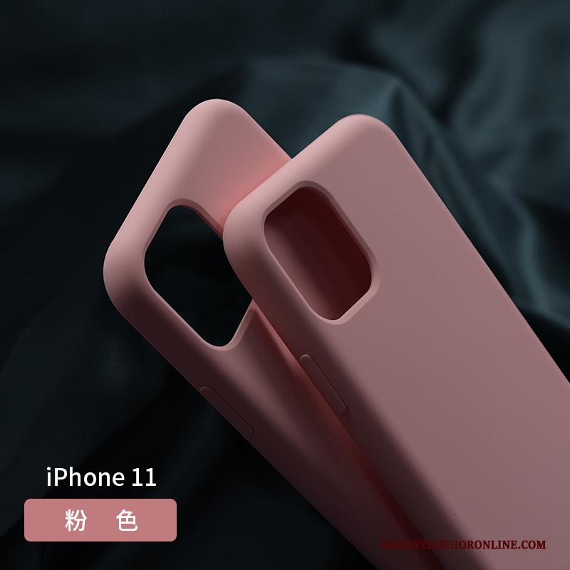 iPhone 11 Anti-fall Net Red Geel Zacht Hoesje Telefoon Nieuw Siliconen