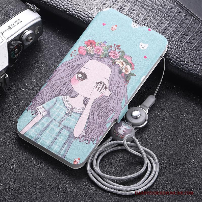 iPhone 11 Hoes Bescherming Hoesje Telefoon Siliconen Purper Clamshell Leren Etui