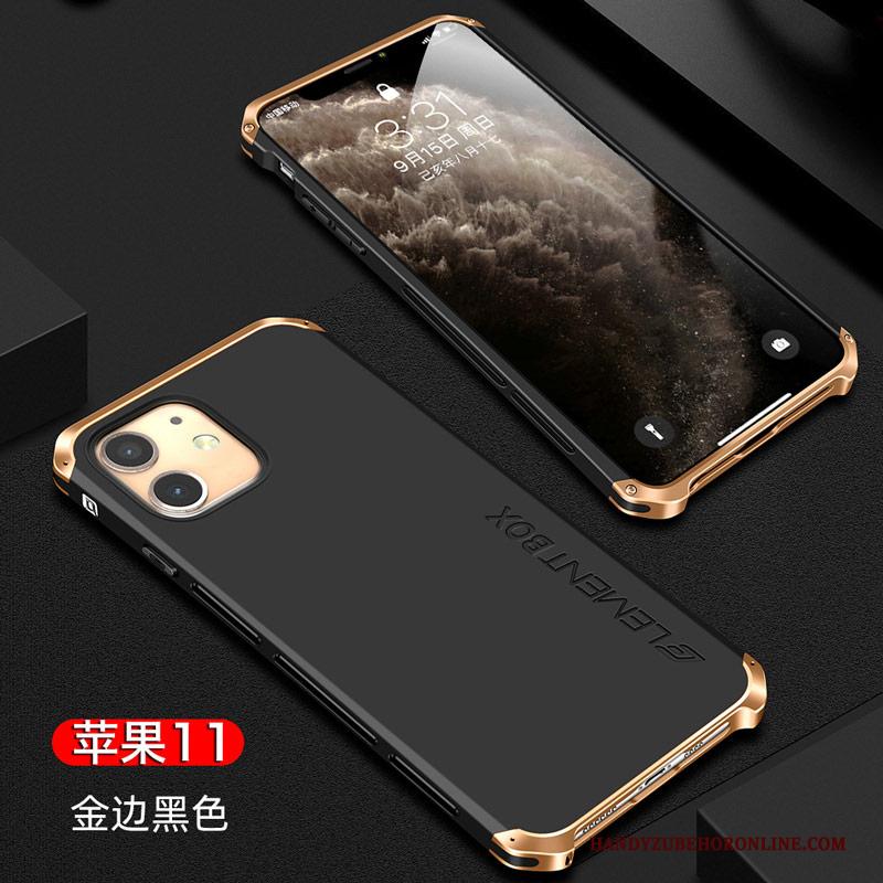 iPhone 11 Hoesje Anti-fall High End Hard Schrobben Telefoon Groen