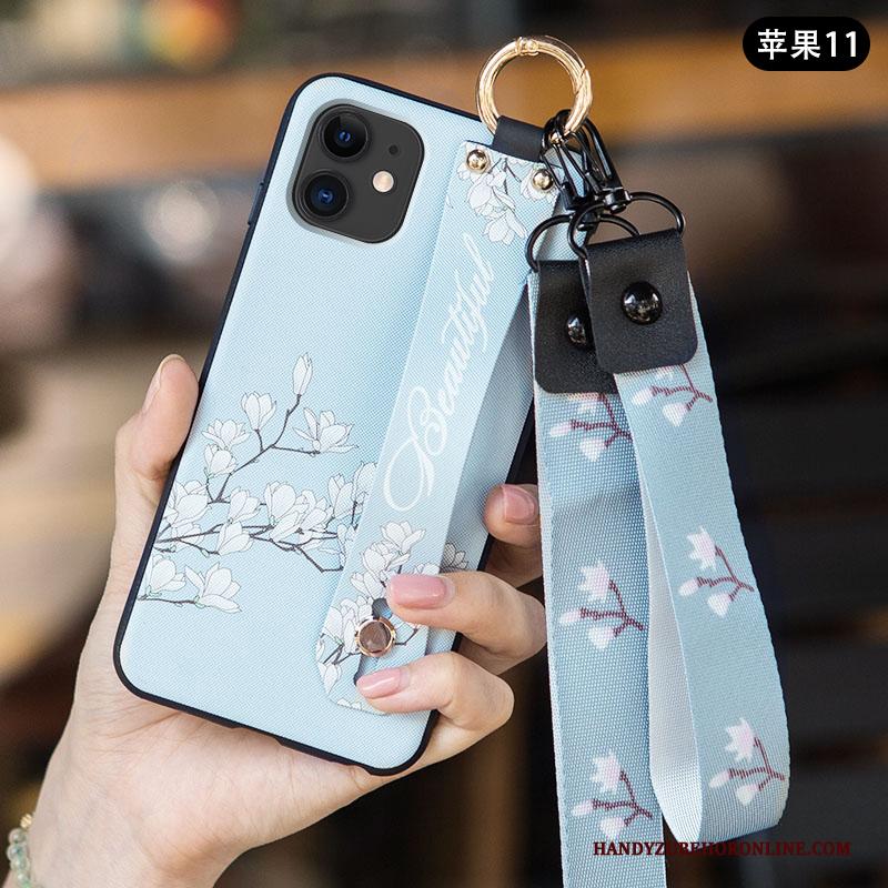 iPhone 11 Mini Siliconen Blauw Vers Kunst Hoesje Zacht