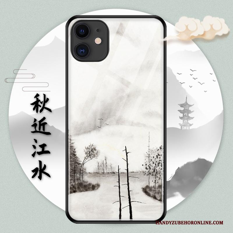 iPhone 11 Pro Bescherming Hoes Landschap Chinese Stijl Scheppend Persoonlijk Hoesje