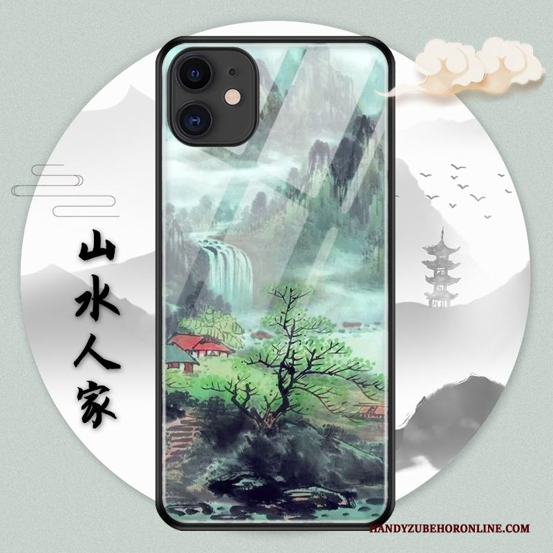 iPhone 11 Pro Bescherming Hoes Landschap Chinese Stijl Scheppend Persoonlijk Hoesje