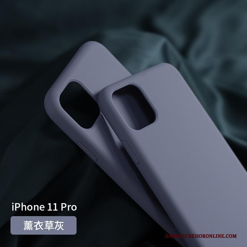 iPhone 11 Pro Bescherming Purper Zacht Donkergroen Hoesje Telefoon Net Red Nieuw