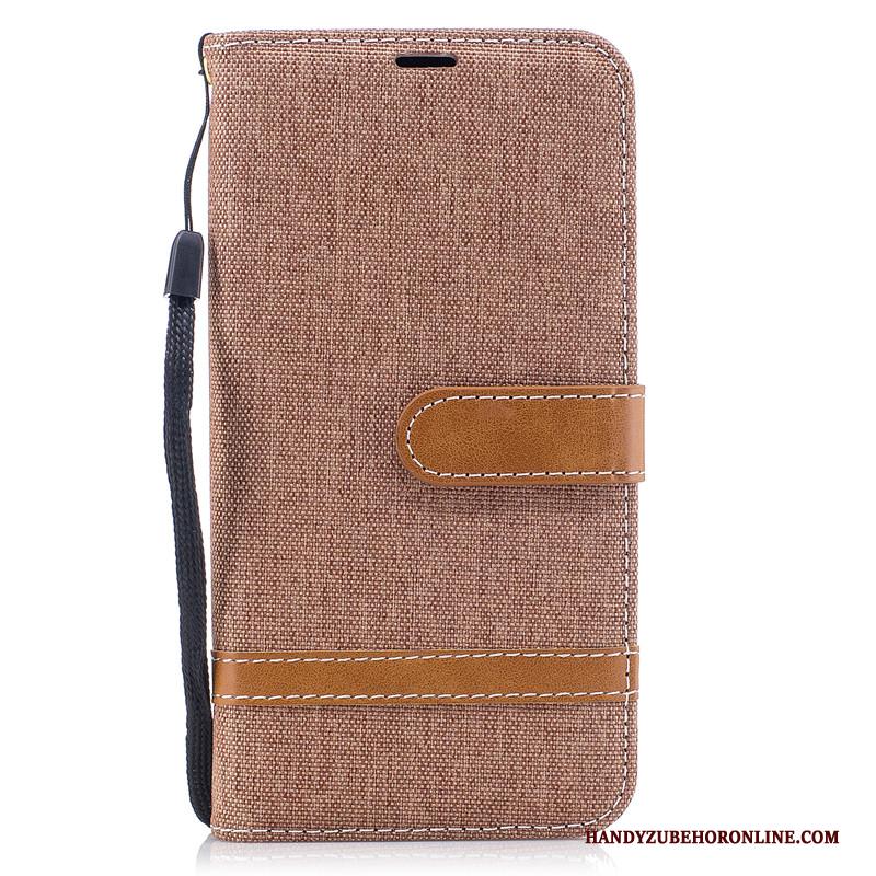 iPhone 11 Pro Hoesje Folio Denim Mobiele Telefoon Kaart Trend All Inclusive Bescherming