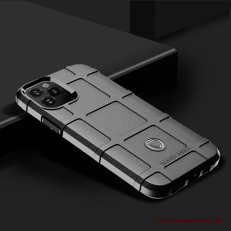 iPhone 11 Pro Hoesje Groen Bescherming Gasbag Dikke Siliconen Mobiele Telefoon Anti-fall