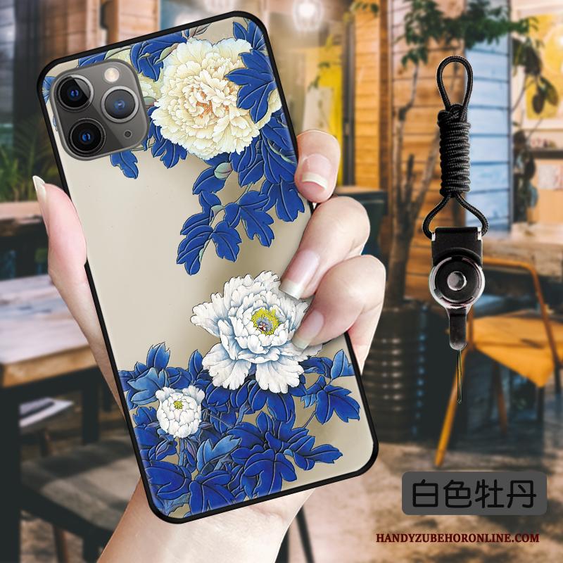 iPhone 11 Pro Kraanvogel Zwart Trend Inkt Hoes Hoesje Telefoon Chinese Stijl