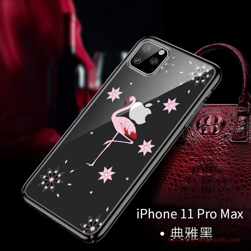 iPhone 11 Pro Max Hoesje Anti-fall Bescherming All Inclusive Luxe Net Red Plating Hoes