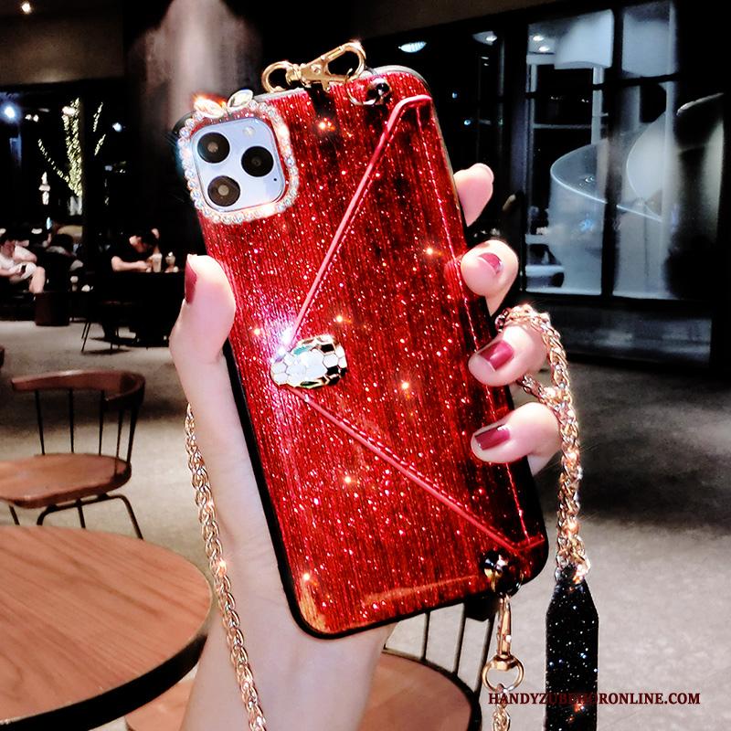 iPhone 11 Pro Max Hoesje Anti-fall Net Red All Inclusive Bescherming High End Groen Persoonlijk