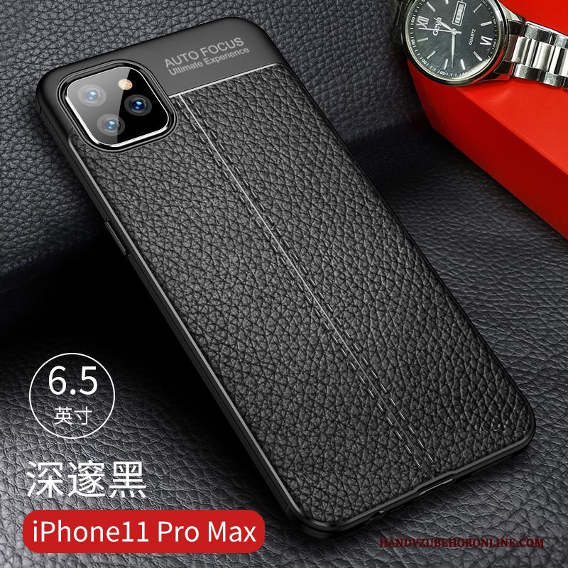 iPhone 11 Pro Max Hoesje Siliconen Bescherming Groen Anti-fall Telefoon Net Red