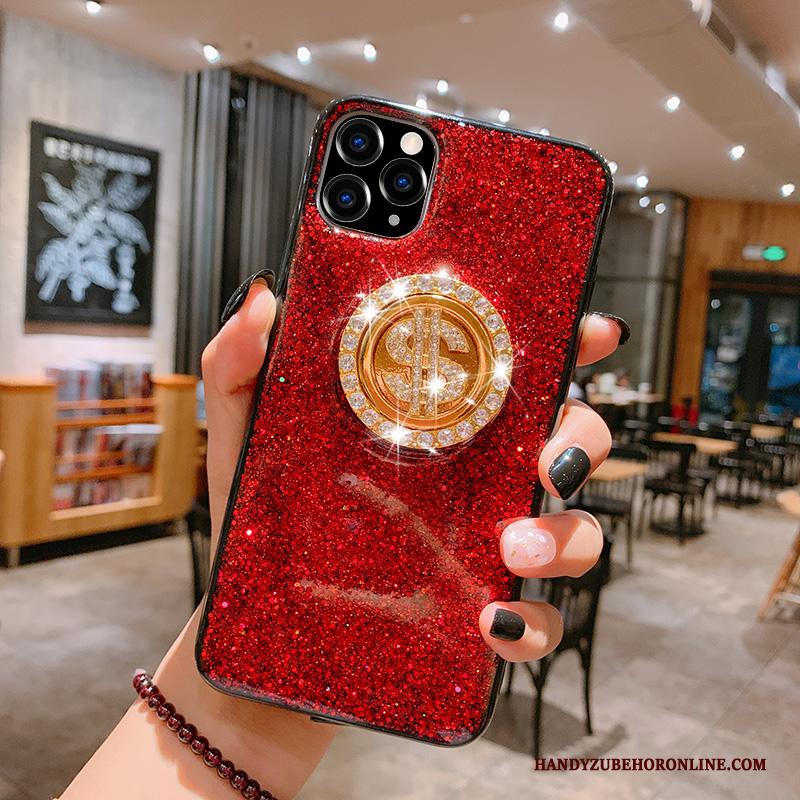 iPhone 11 Pro Max Metaal Goud Helder Anti-fall Hoesje Net Red Bescherming