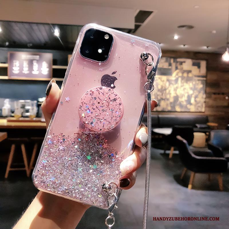 iPhone 11 Pro Max Siliconen Ondersteuning Trendy Merk Hoesje Telefoon Net Red Zacht Bescherming