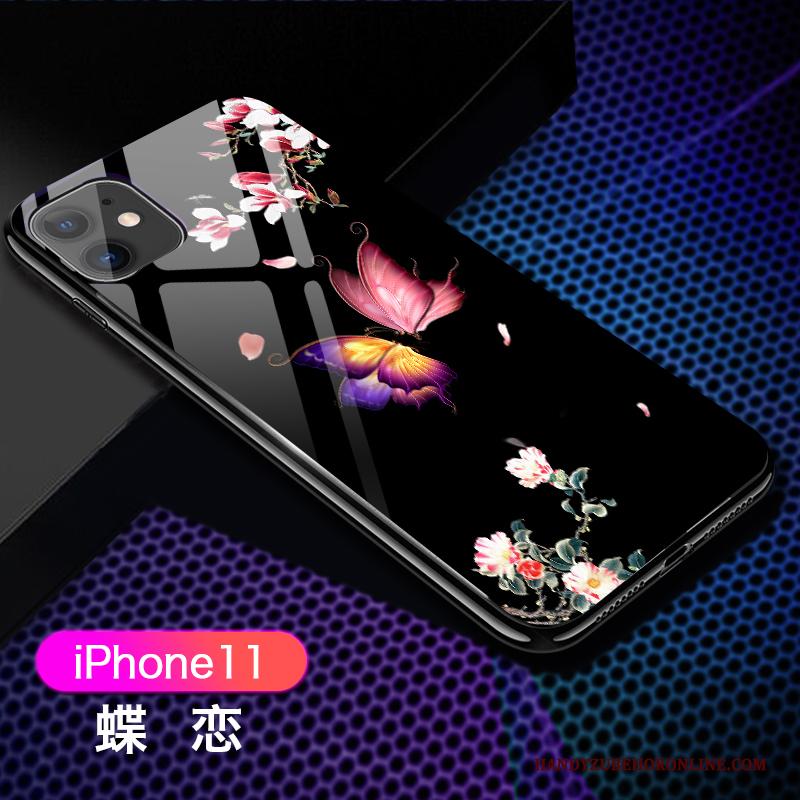 iPhone 11 Purper High End Hoesje Telefoon Doorzichtig Siliconen Plating Dun