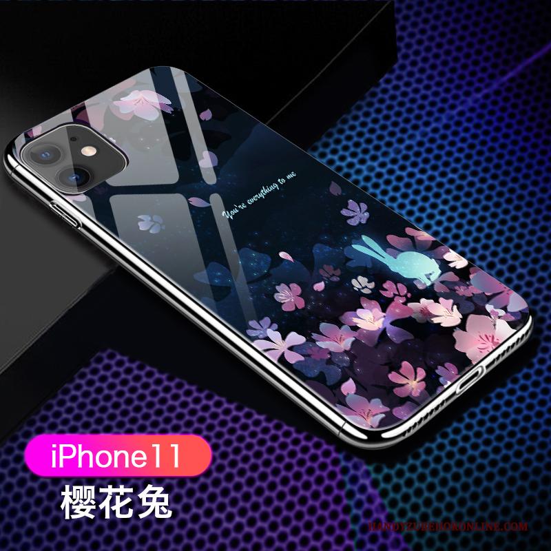 iPhone 11 Purper High End Hoesje Telefoon Doorzichtig Siliconen Plating Dun