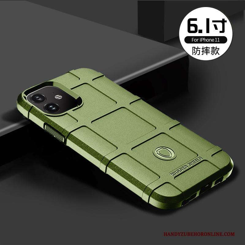 iPhone 11 Zacht Persoonlijk Groen Mobiele Telefoon Scheppend Hoesje Telefoon Trendy Merk