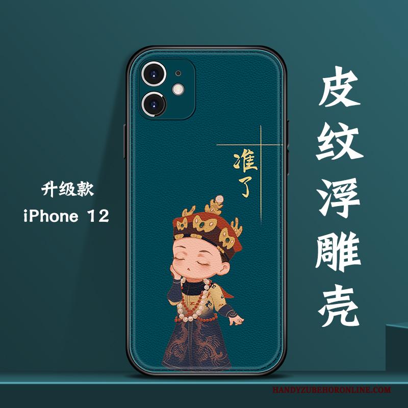 iPhone 12 Hoesje Chinese Stijl Scheppend Groen Trend Persoonlijk Net Red Nieuw