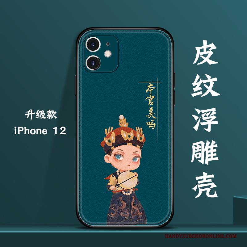 iPhone 12 Hoesje Chinese Stijl Scheppend Groen Trend Persoonlijk Net Red Nieuw