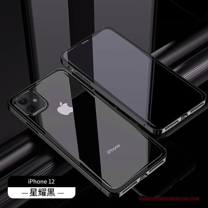 iPhone 12 Hoesje Persoonlijk Dun Bescherming Luxe Omkeerbaar Hoes Trendy Merk
