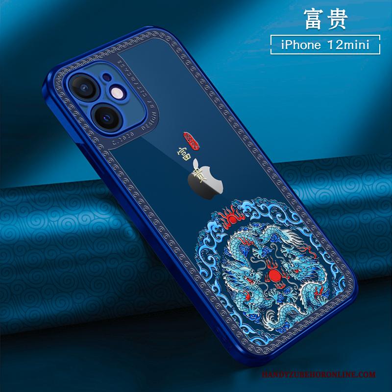 iPhone 12 Mini All Inclusive Hoesje Telefoon Chinese Stijl Anti-fall Nieuw Mini Doorzichtig