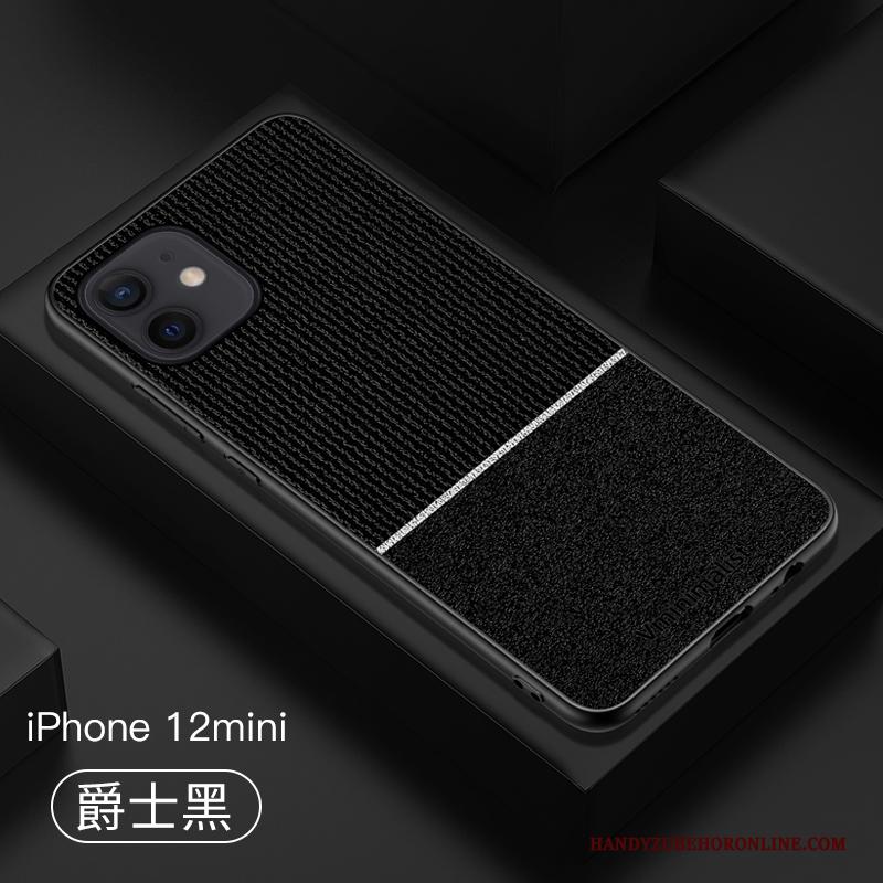iPhone 12 Mini Eenvoudige Bescherming Kwaliteit Hoesje Telefoon Anti-fall Gemengde Kleuren Effen Kleur
