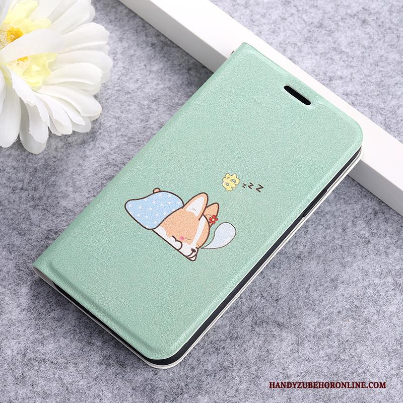 iPhone 12 Mini Hoes Anti-fall Groen Hoesje Telefoon Trend Clamshell Bescherming