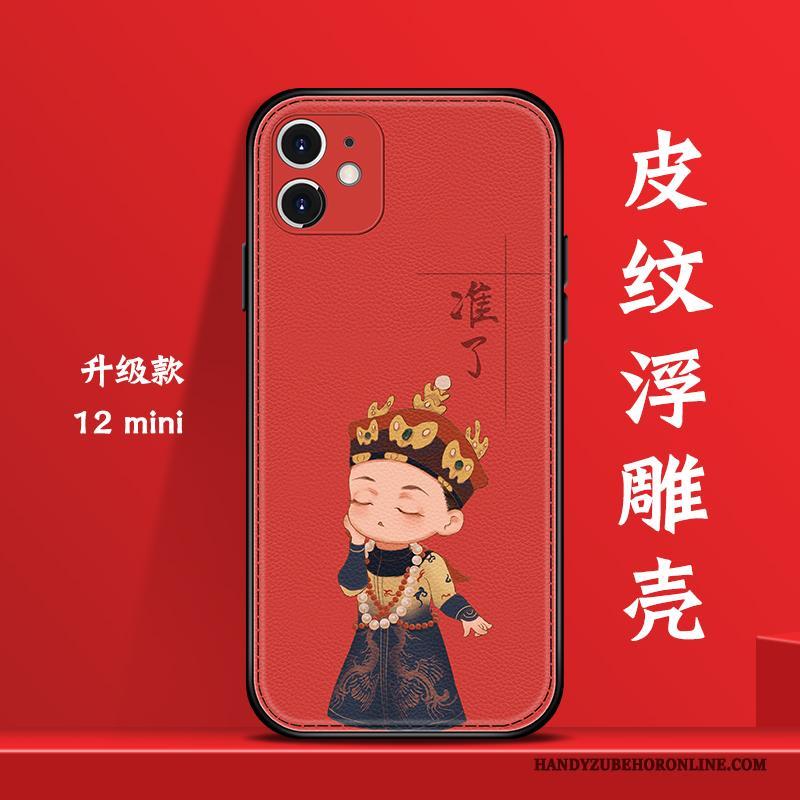 iPhone 12 Mini Hoesje Scheppend Nieuw All Inclusive Chinese Stijl Persoonlijk Wind Groen