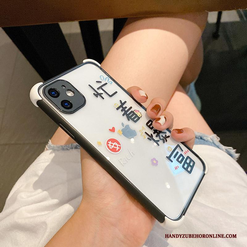 iPhone 12 Mini Hoesje Telefoon Chinese Stijl Rijkdom Doorzichtig Purper All Inclusive