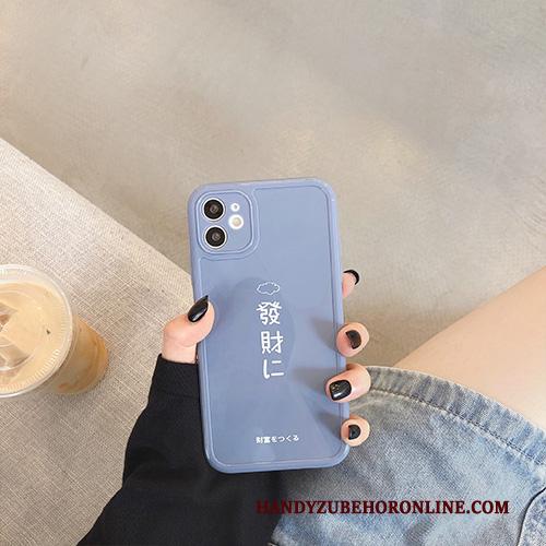 iPhone 12 Mini Hoesje Telefoon Siliconen All Inclusive Rijkdom Blauw Bescherming