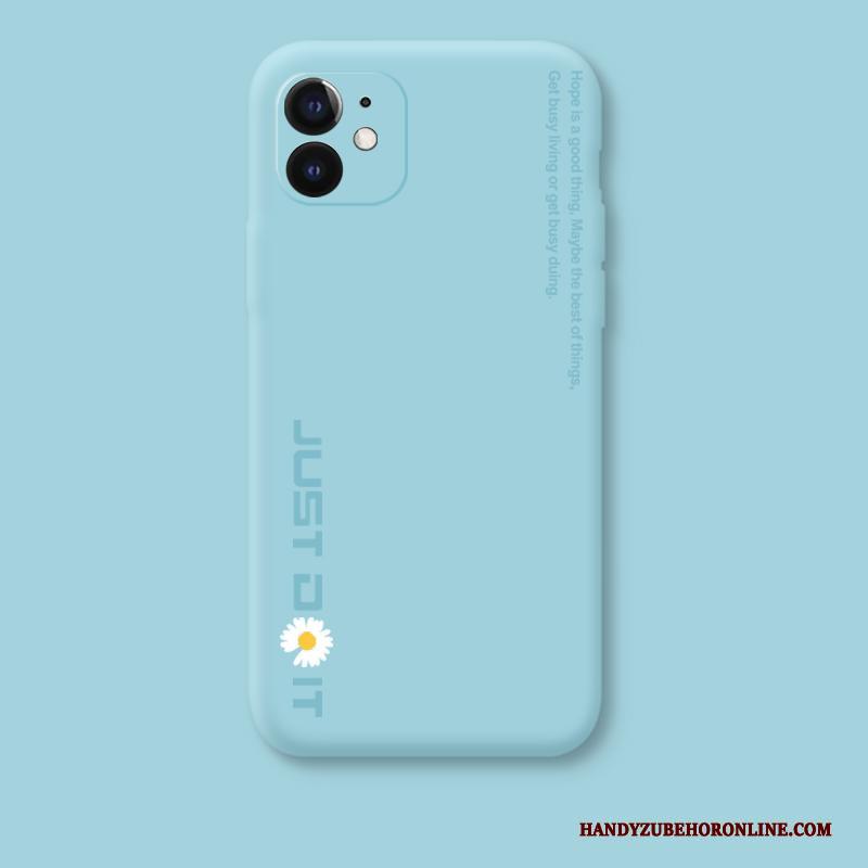 iPhone 12 Mini Hoesje Telefoon Zacht Mode Bescherming Jeugd Blauw Siliconen