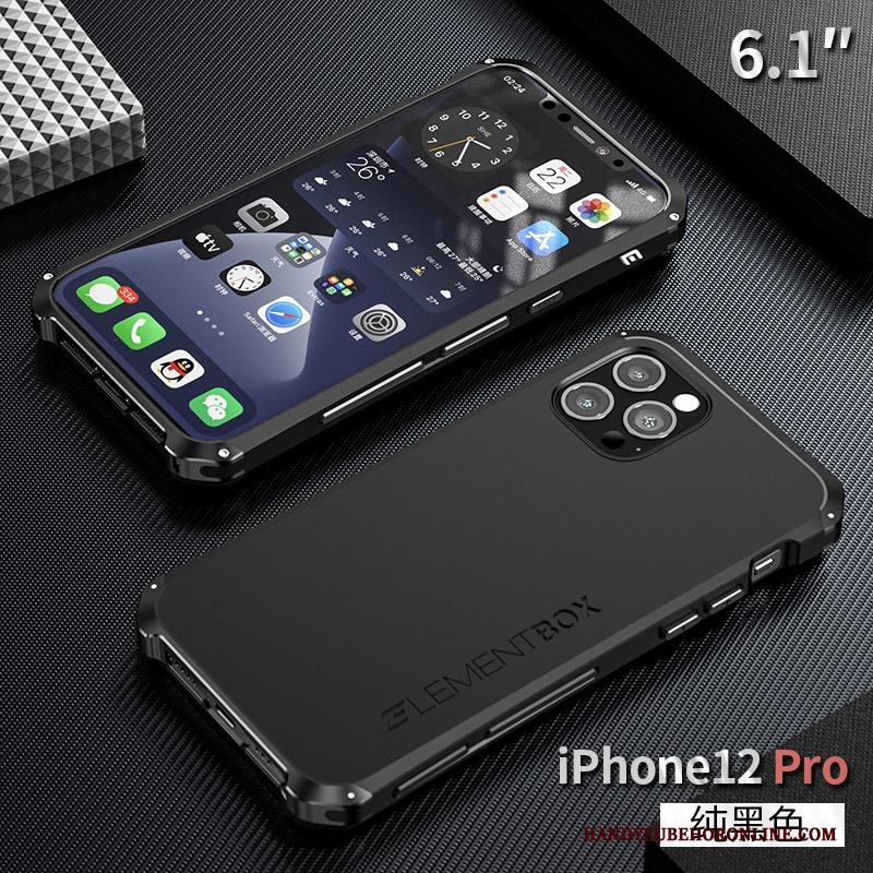 iPhone 12 Pro Blauw Omlijsting Hoesje Telefoon Nieuw Bescherming Siliconen All Inclusive