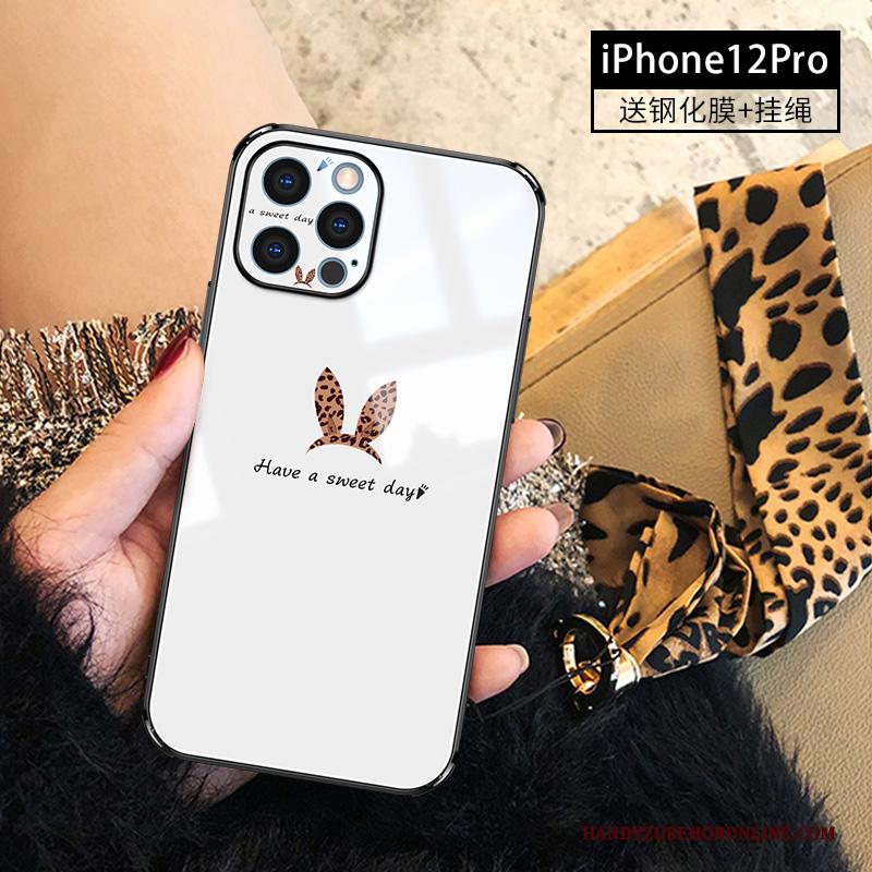 iPhone 12 Pro Hoesje All Inclusive High End Hoes Hanger Anti-fall Bescherming Zwart