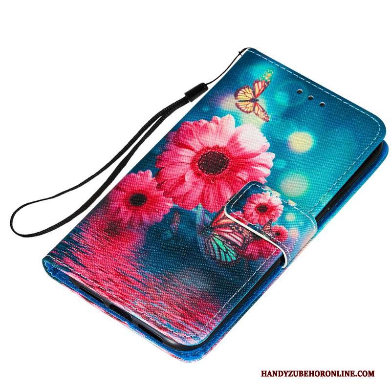 iPhone 12 Pro Max Leren Etui Kaart Blauw Ondersteuning Anti-fall Portemonnee Hoesje Telefoon