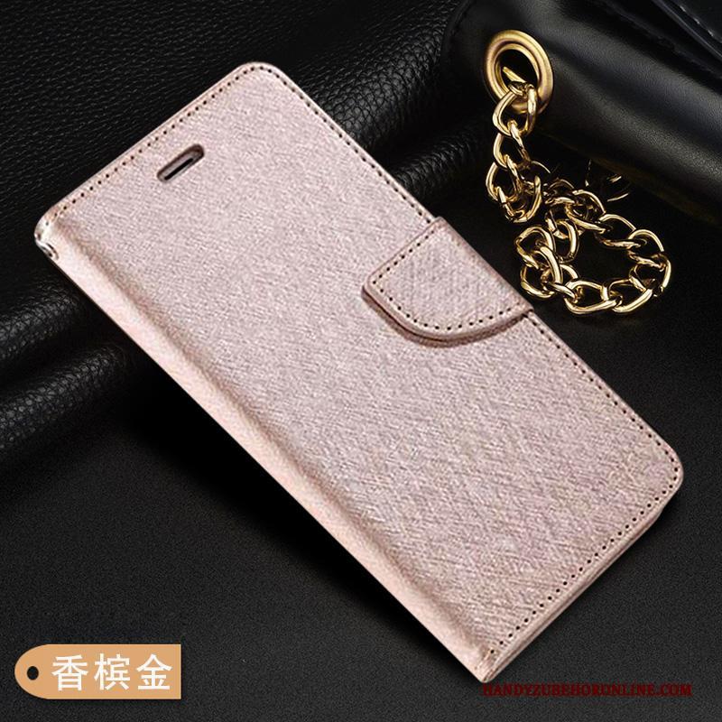 iPhone 12 Pro Max Rose Goud Leren Etui Folio Hoesje Telefoon