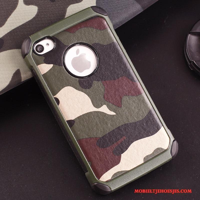 iPhone 4/4s All Inclusive Camouflage Bescherming Anti-fall Hoesje Telefoon Persoonlijk Zacht