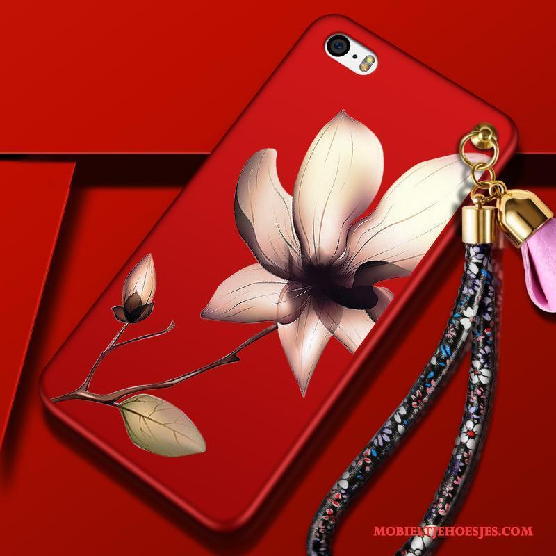 iPhone 4/4s Anti-fall Rood Hoes All Inclusive Hoesje Telefoon Zwart Grote