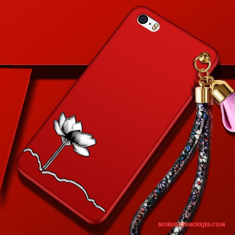 iPhone 4/4s Anti-fall Rood Hoes All Inclusive Hoesje Telefoon Zwart Grote