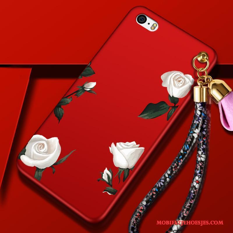 iPhone 4/4s Anti-fall Rood Hoes All Inclusive Hoesje Telefoon Zwart Grote