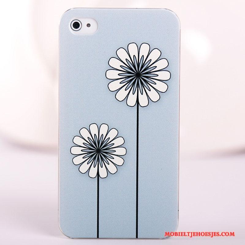 iPhone 4/4s Bescherming Groen Hard Hoes Hoesje Geschilderd Mobiele Telefoon