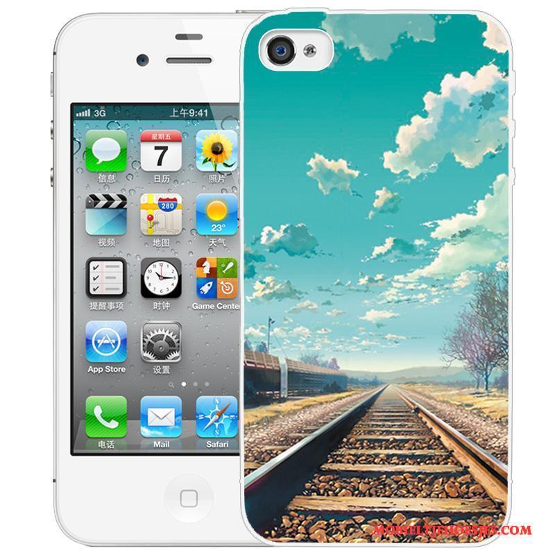 iPhone 4/4s Geschilderd Mobiele Telefoon Hoesje Telefoon Zacht Roze Siliconen