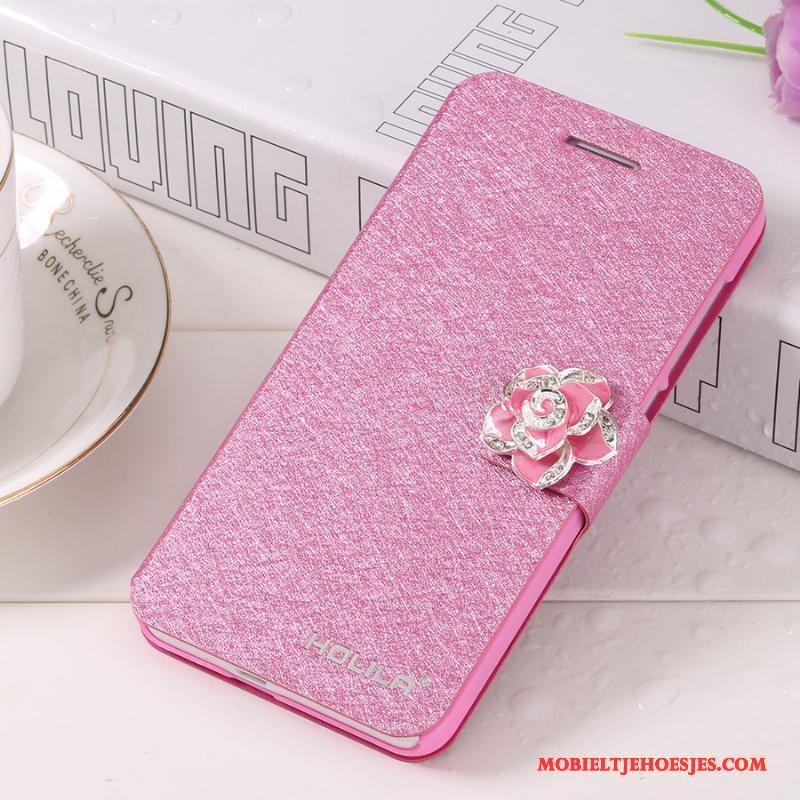 iPhone 4/4s Hoes Folio Leren Etui Bescherming Hoesje Mobiele Telefoon Nieuw