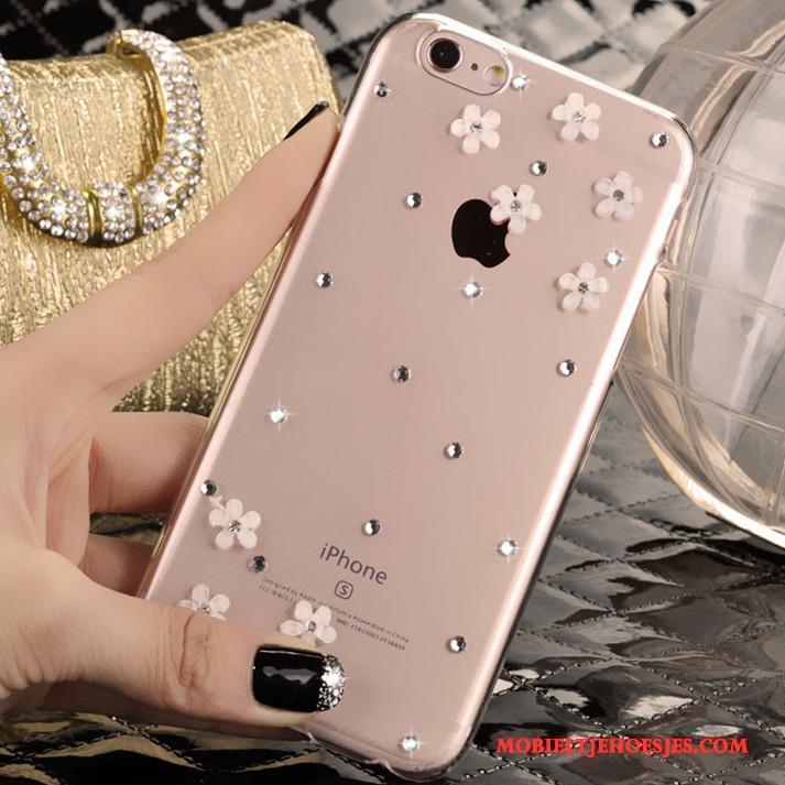 iPhone 4/4s Hoes Nieuw Roze Strass Hoesje Mobiele Telefoon Trend