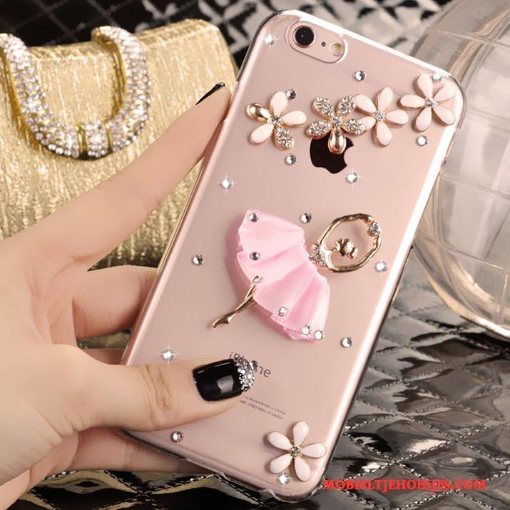 iPhone 4/4s Hoes Nieuw Roze Strass Hoesje Mobiele Telefoon Trend