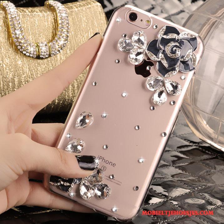 iPhone 4/4s Hoes Nieuw Roze Strass Hoesje Mobiele Telefoon Trend