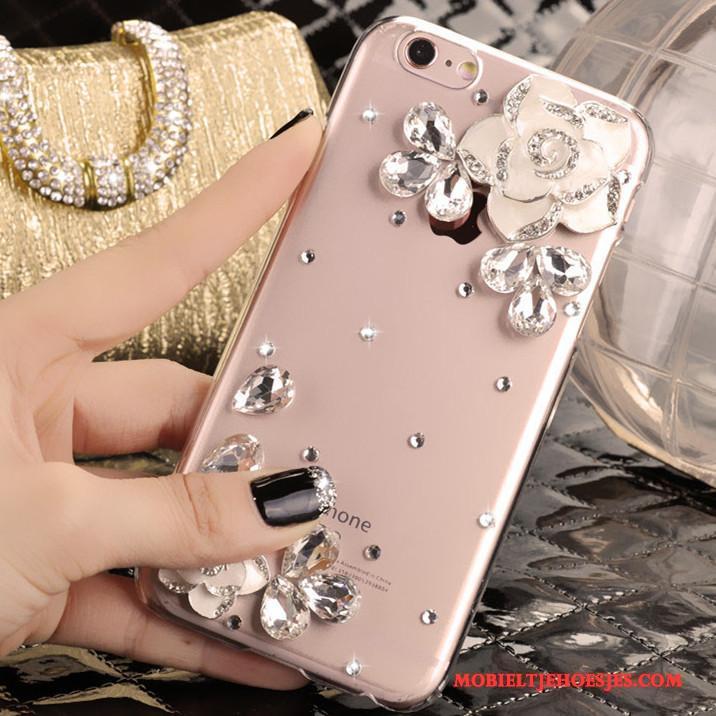 iPhone 4/4s Hoes Nieuw Roze Strass Hoesje Mobiele Telefoon Trend