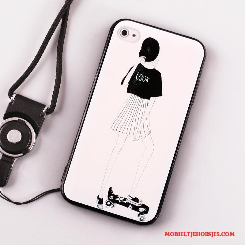 iPhone 4/4s Hoes Siliconen Geschilderd Hanger All Inclusive Bescherming Hoesje Telefoon