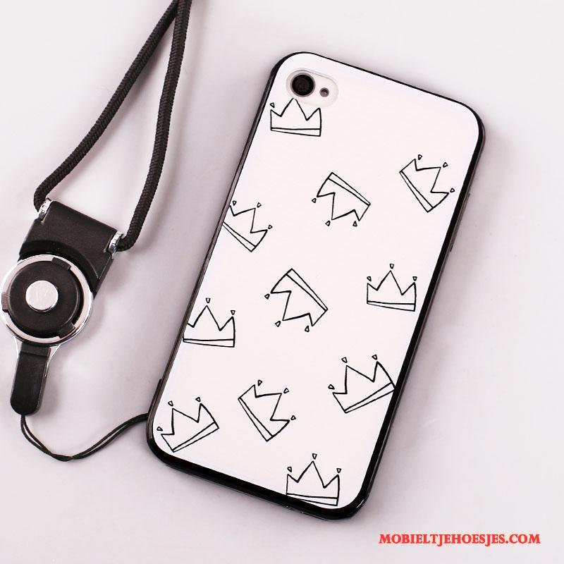 iPhone 4/4s Hoes Siliconen Geschilderd Hanger All Inclusive Bescherming Hoesje Telefoon