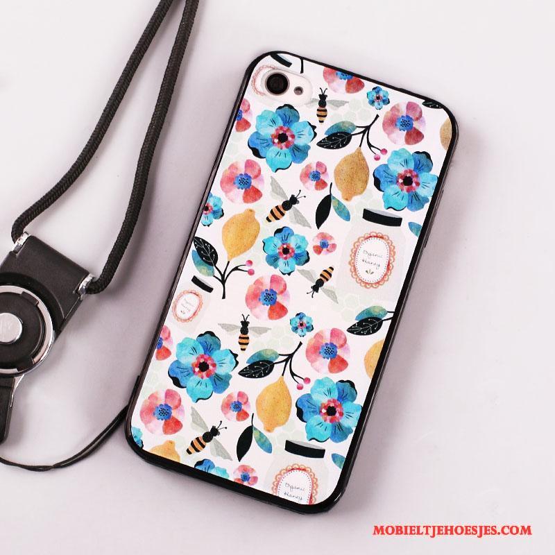 iPhone 4/4s Hoes Siliconen Geschilderd Hanger All Inclusive Bescherming Hoesje Telefoon