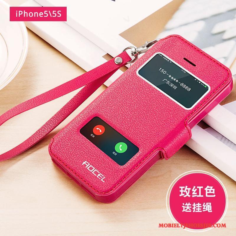 iPhone 4/4s Hoesje Anti-fall Siliconen Trend Leren Etui Folio All Inclusive Bescherming