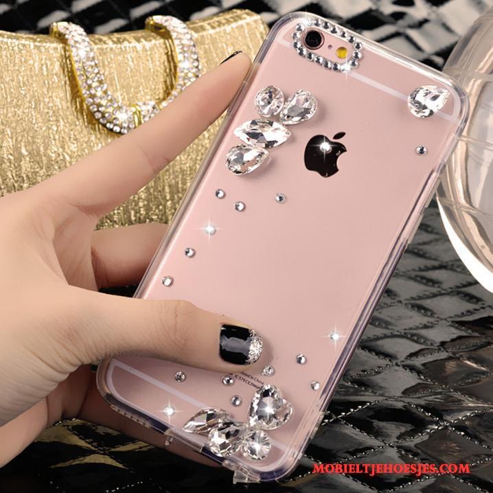iPhone 4/4s Kristal Trend Hoesje Mobiele Telefoon Zilver Met Strass Mooie