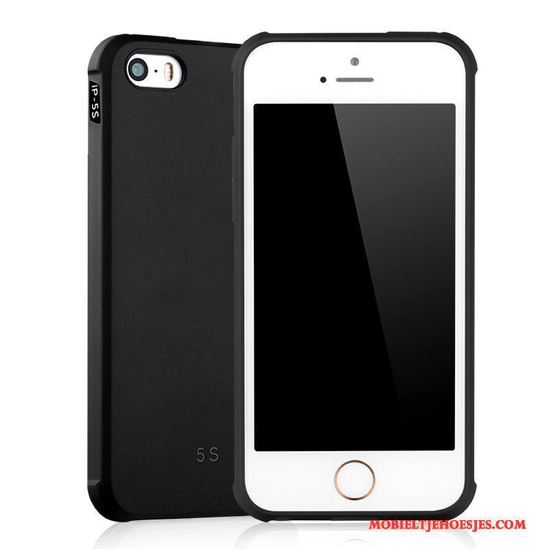 iPhone 5/5s All Inclusive Hoesje Telefoon Bescherming Grijs Zacht Anti-fall Schrobben